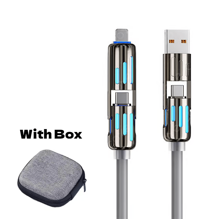 đ„4 az 1-ben USB töltĆkĂĄbel, gyors töltĂ©sâĄ