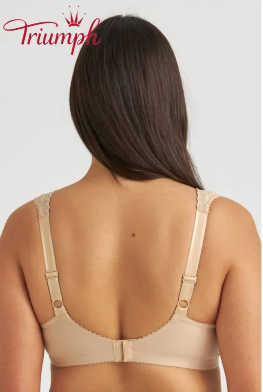 Triumph - Комплект от 3 части 🔥 Удобен дантелен сутиен с щампа