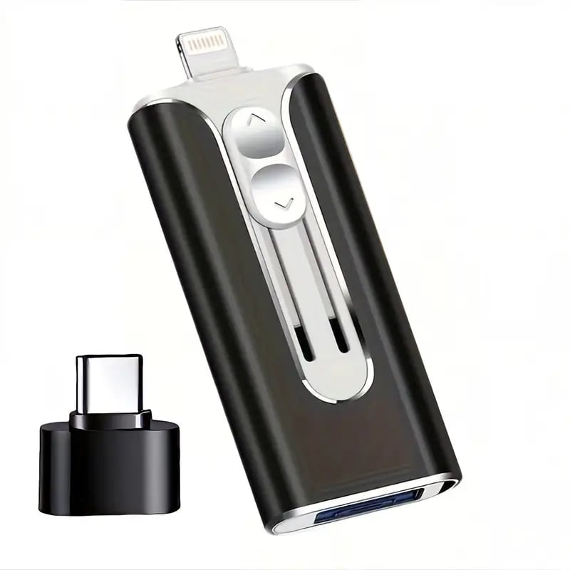 32~256GB Micro USB + 8-пинов + USB 3.0 4 в 1 U-диск за мобилен телефон, компютър