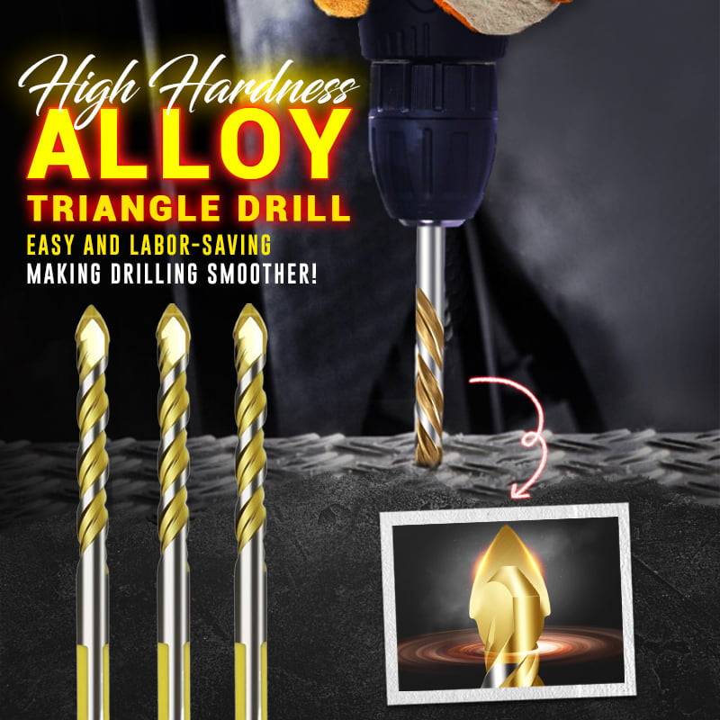 Триъгълно свредло от волфрамова стомана с висока твърдост