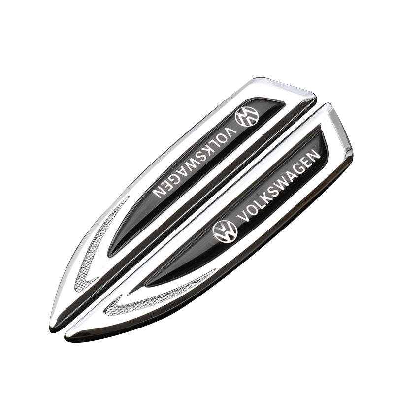 Универсална значка за кола с лого, персонализируем метален стикер за кола (2 бр.)