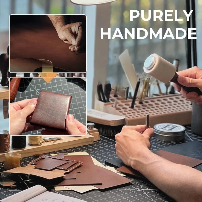 🔥Многофункционален кожен портфейл