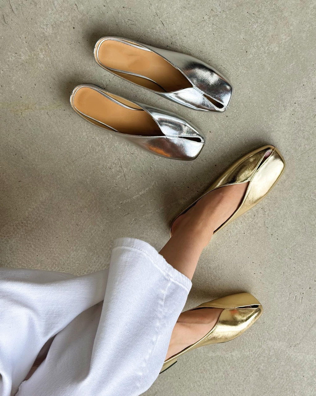 Летни дамски сандали, изработени от мека кожа, дишащи и удобни