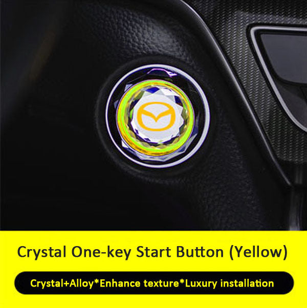 Promoție excelentă🔥Reducere de 49%🔥Buton de protecție cu cristal cu o singură cheie pentru pornire