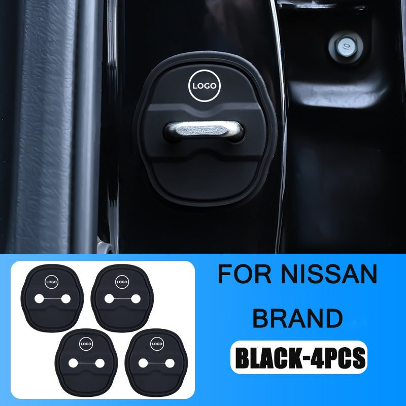 Силиконов защитен калъф за ключалка на автомобилна врата (4 бр.)