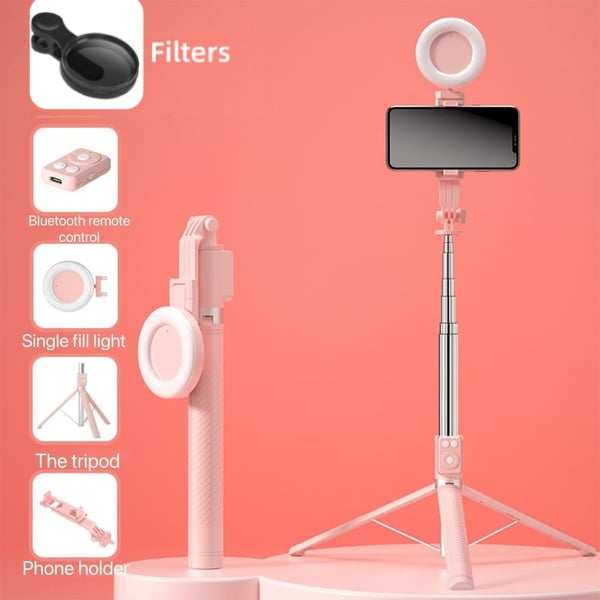 📢📢 50% ОТСТЪПКА!! ⏰ 🔥 Нов 6-в-1 Bluetooth селфи стик