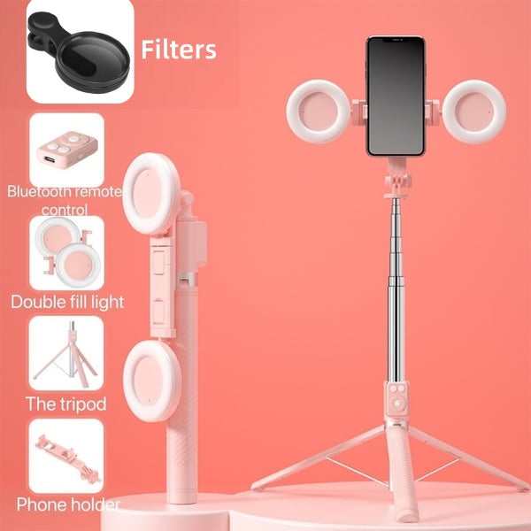 📢📢 50% ОТСТЪПКА!! ⏰ 🔥 Нов 6-в-1 Bluetooth селфи стик