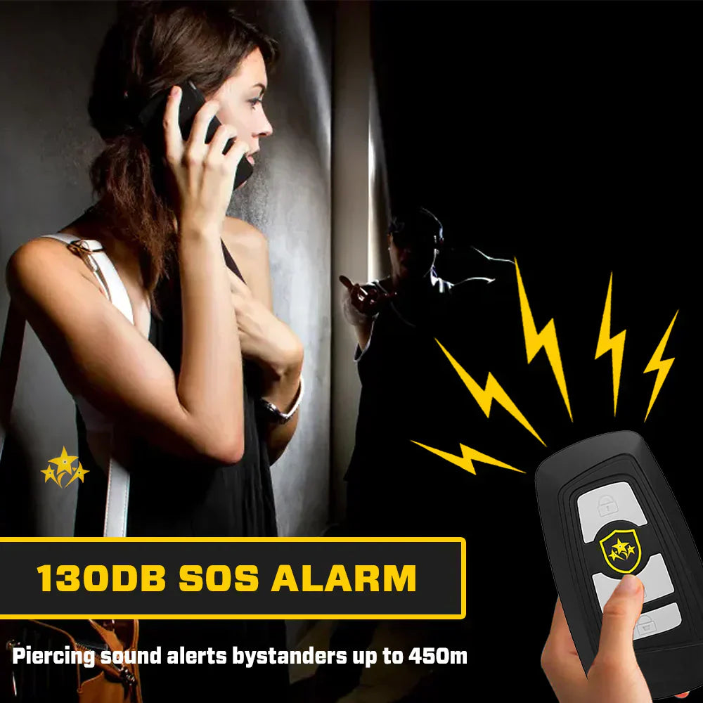 🔥 ⚡️ VOLTIC V77 3 в 1 електрошоков пистолет, фенерче и ключодържател за кола с аларма