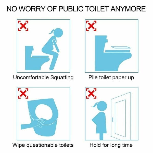 🛡️ За вашето здраве! 🌿 Биоразградим пластмасов протектор за тоалетна чиния за еднократна употреба 🥰