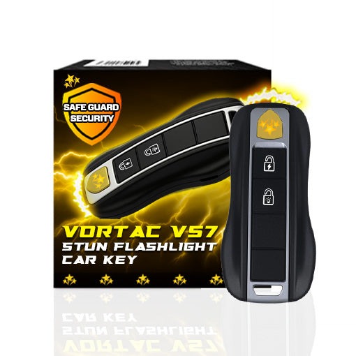 🛡️VORTAC V57 limitált kiadás 2025, autókulcs sokkolóval