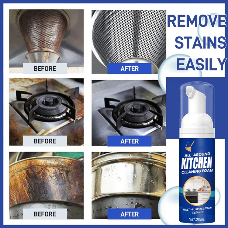 Piankowy środek czyszczący do kuchni