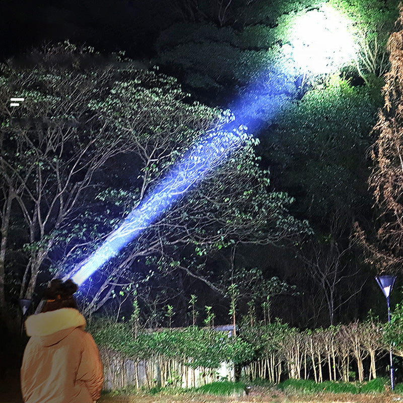 Супер ярък акумулаторен челник с висока мощност