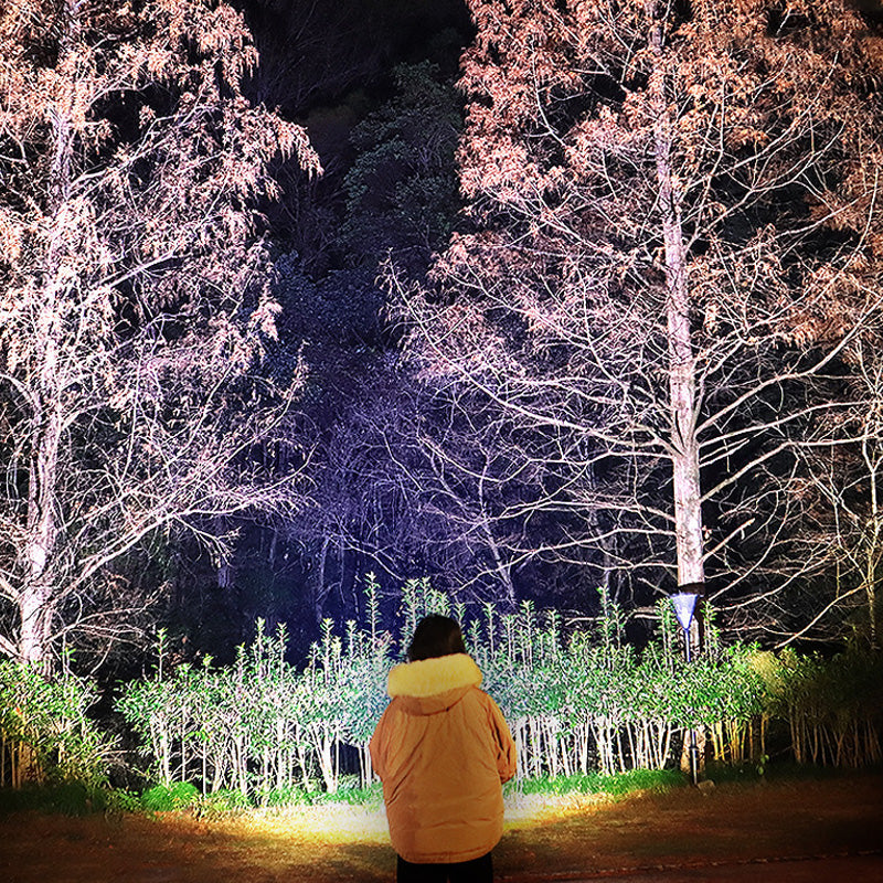 Супер ярък акумулаторен челник с висока мощност