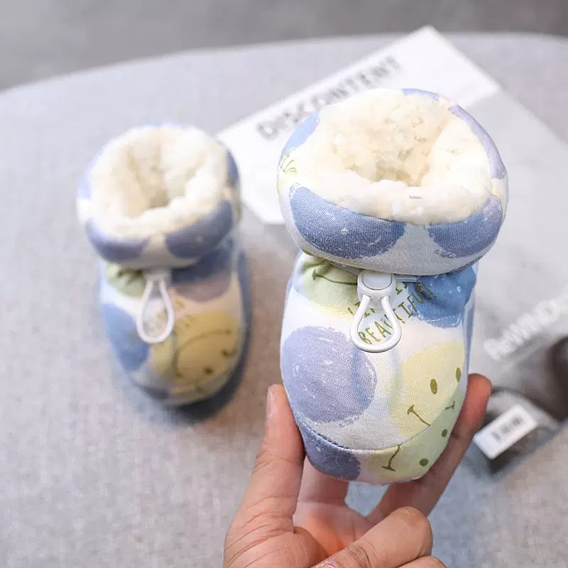 🔥 Ограничено време 50% отстъпка ❄️ Топли бебешки ботуши с кожа 👶💕