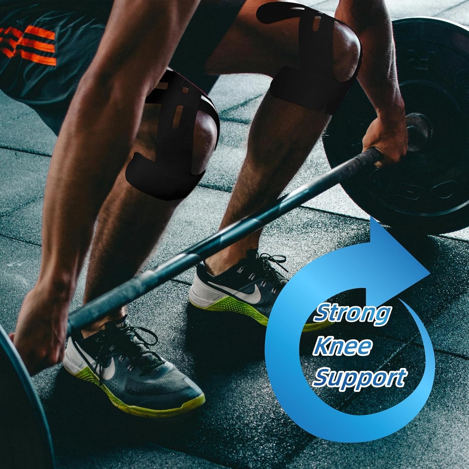 🎁50% ОТСТЪПКА - Предварително изрязана кинезиологична лента за коляно