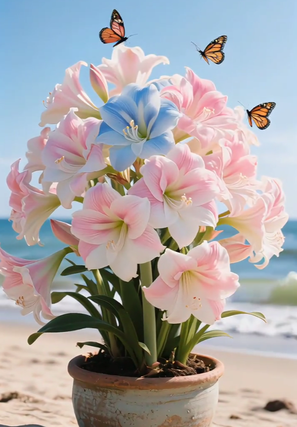 Луковици от ароматен амарилис с двойни венчелистчета