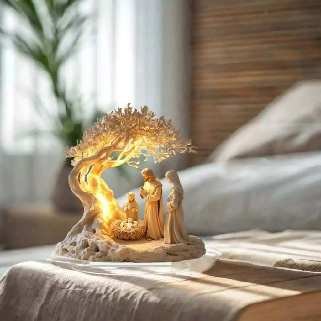 Лампа за сцена на Рождество Христово за Светата нощ