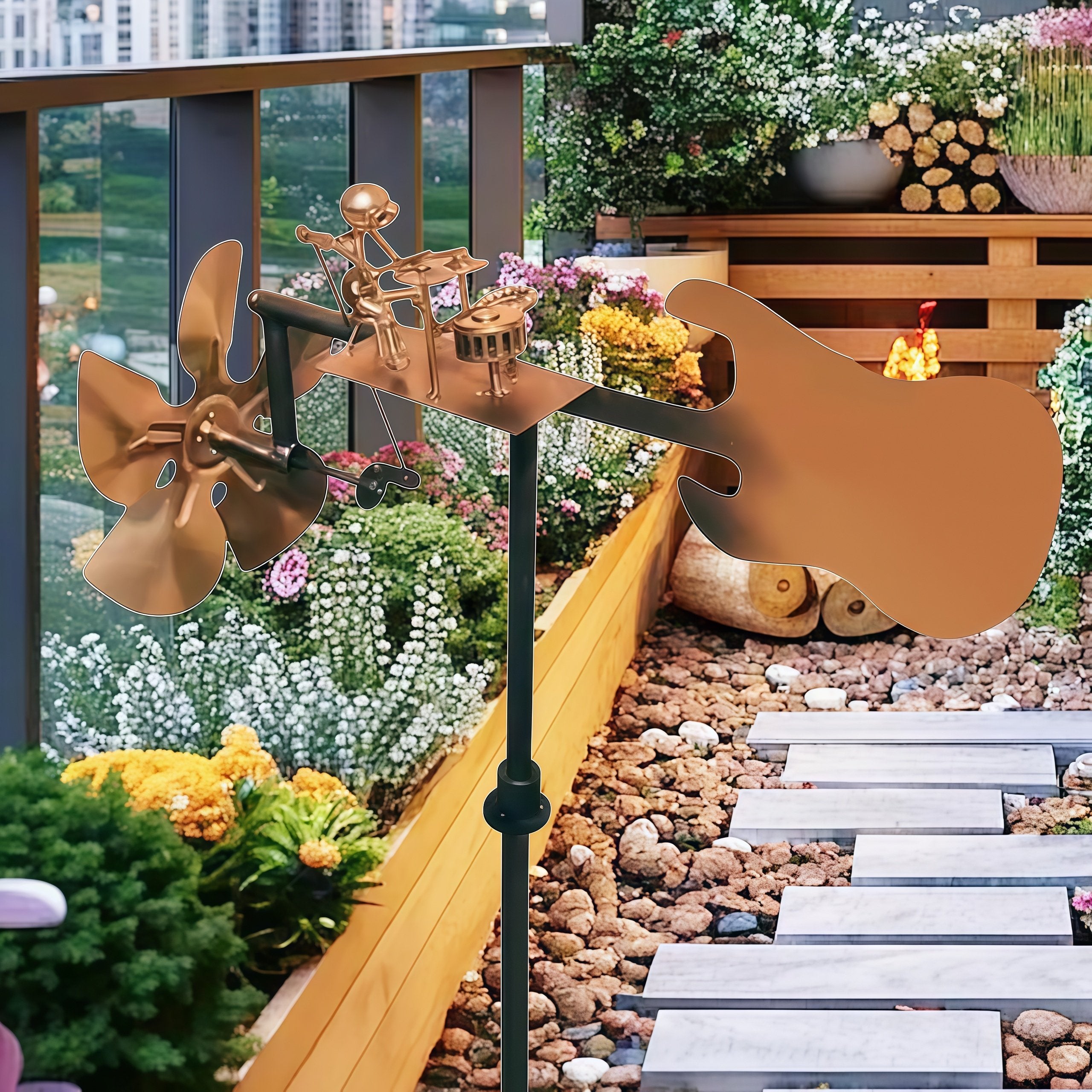 🔥Последен ден с 49% отстъпка🥁Ограничено количество ръчно изработени вятърни мелници с прът🎸