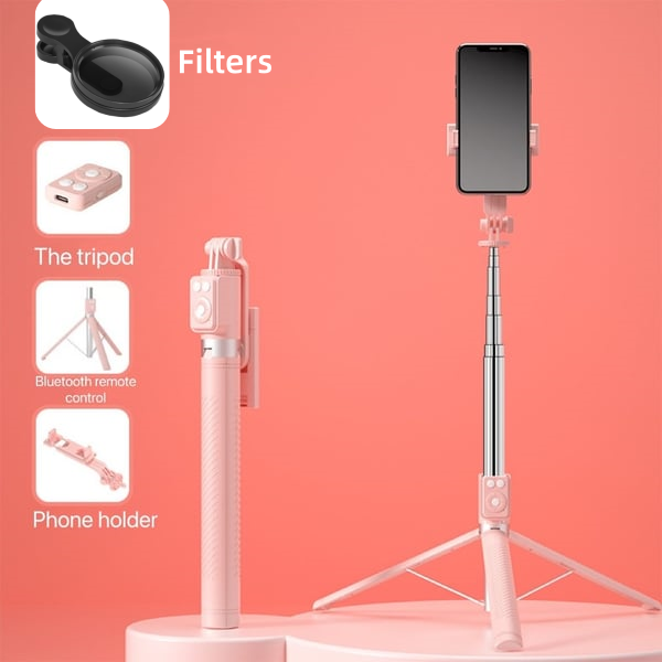 📢📢 50% ОТСТЪПКА!! ⏰ 🔥 Нов 6-в-1 Bluetooth селфи стик