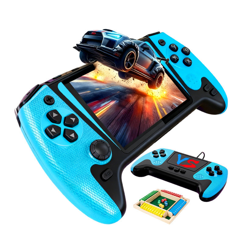 🎮 Преносима, класическа игрова конзола с голям екран