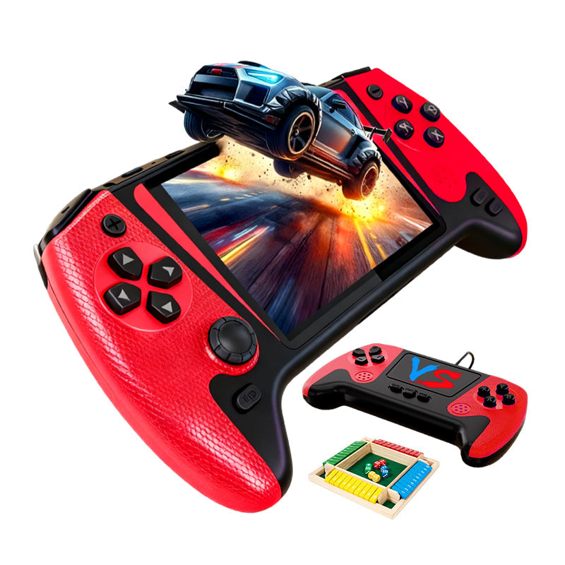 🎮 Преносима, класическа игрова конзола с голям екран