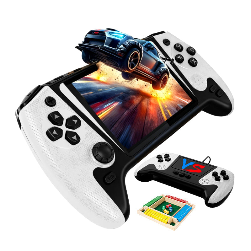 🎮 Преносима, класическа игрова конзола с голям екран