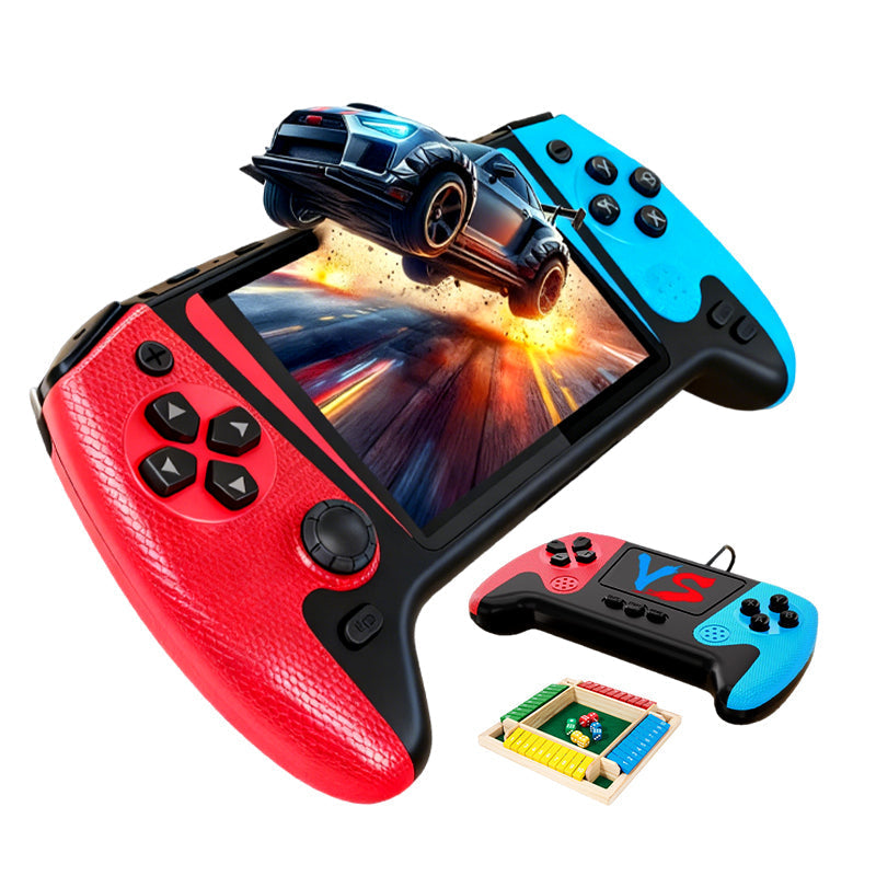 🎮 Преносима, класическа игрова конзола с голям екран