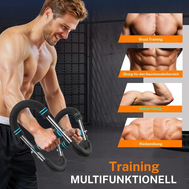 Преносим тренажор за ръце и гърди за домашен фитнес! ✨🔥