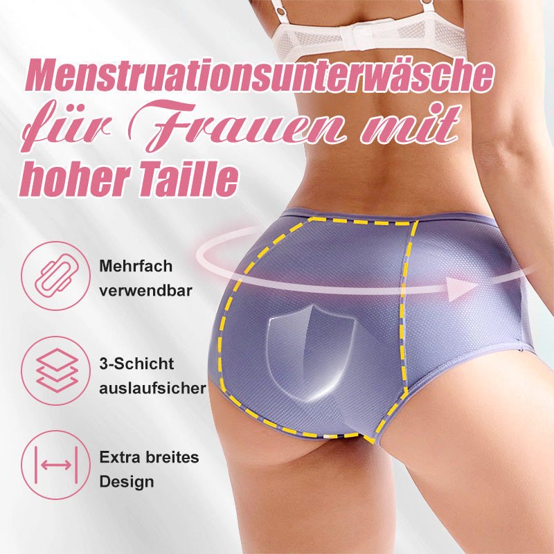 (L-8XL)🌸Vásárolj 2-t, kapsz 1-et ingyen🔥Női Magas Derekú, Szivárgásmentes Alsónemű👙