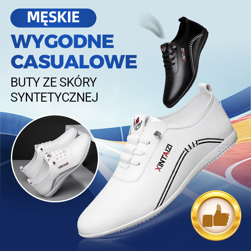 🔥Hot Ale 2025👞Könnyű és légáteresztő férfi fűző nélküli cipők