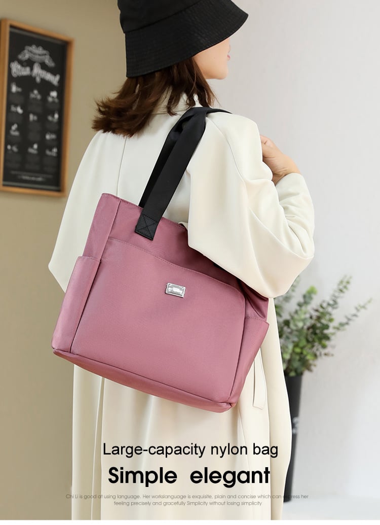 🔥Водоустойчива найлонова чанта за през рамо с голям капацитет и множество джобове👜