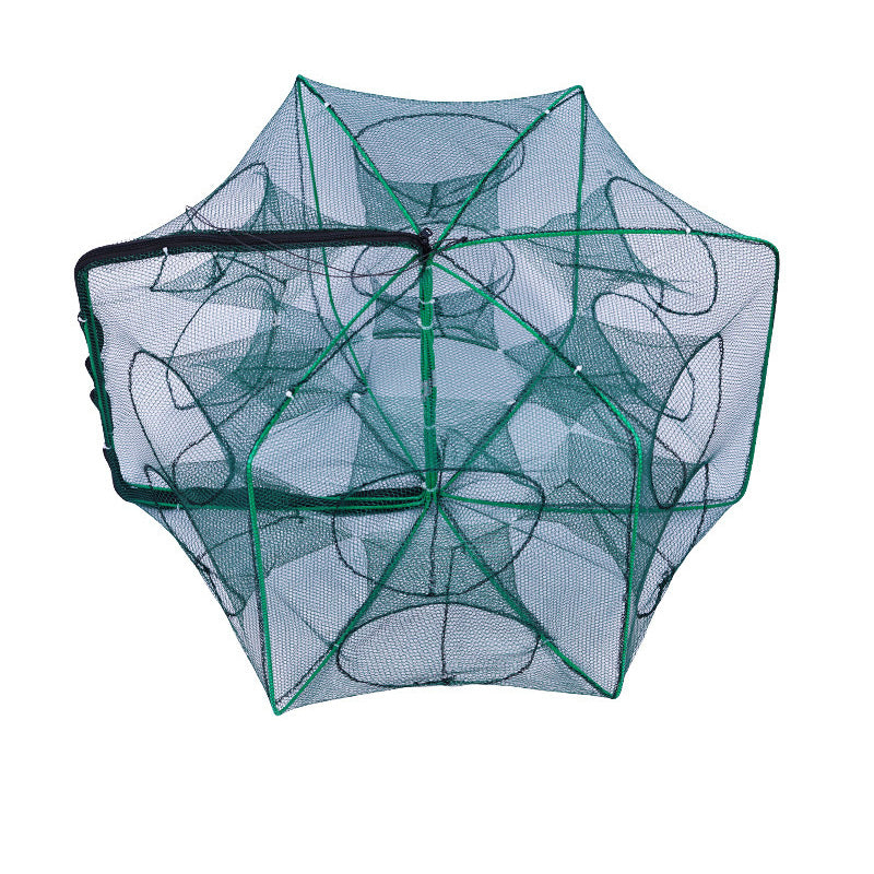 🚨 Автоматична сгъваема мрежа за рибари - подсилена найлонова мрежа за риболов 🎣✨