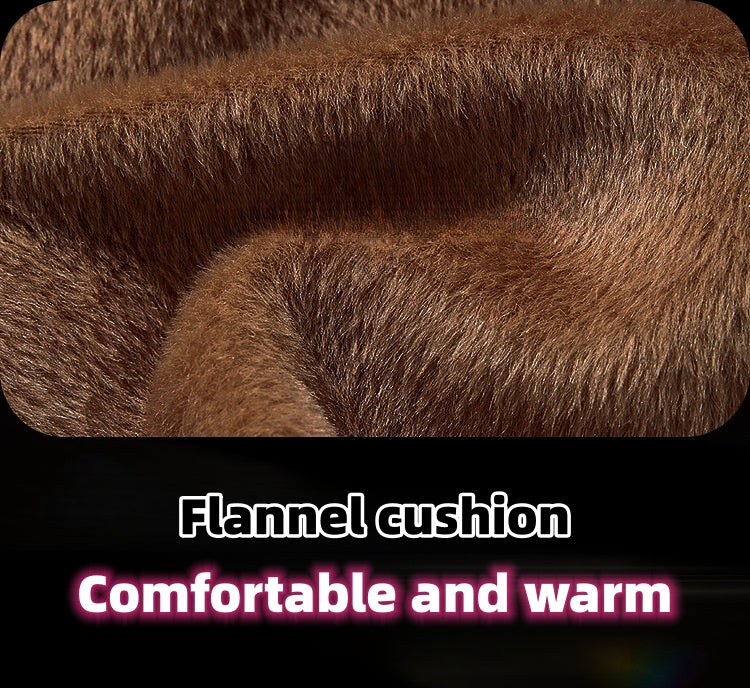 Къса плюшена възглавница за зимни столчета за кола