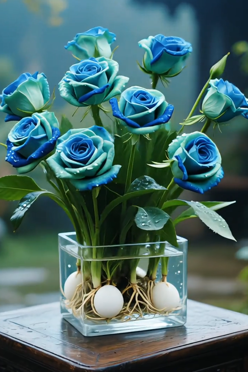 🌈Хидропонни, редки, двуцветни розови луковици: цветно чудо на природата 🌹