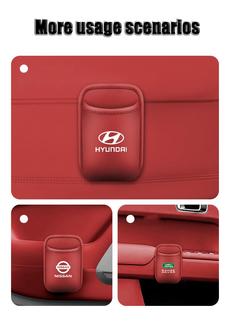 Кожен органайзер за чаши за кола