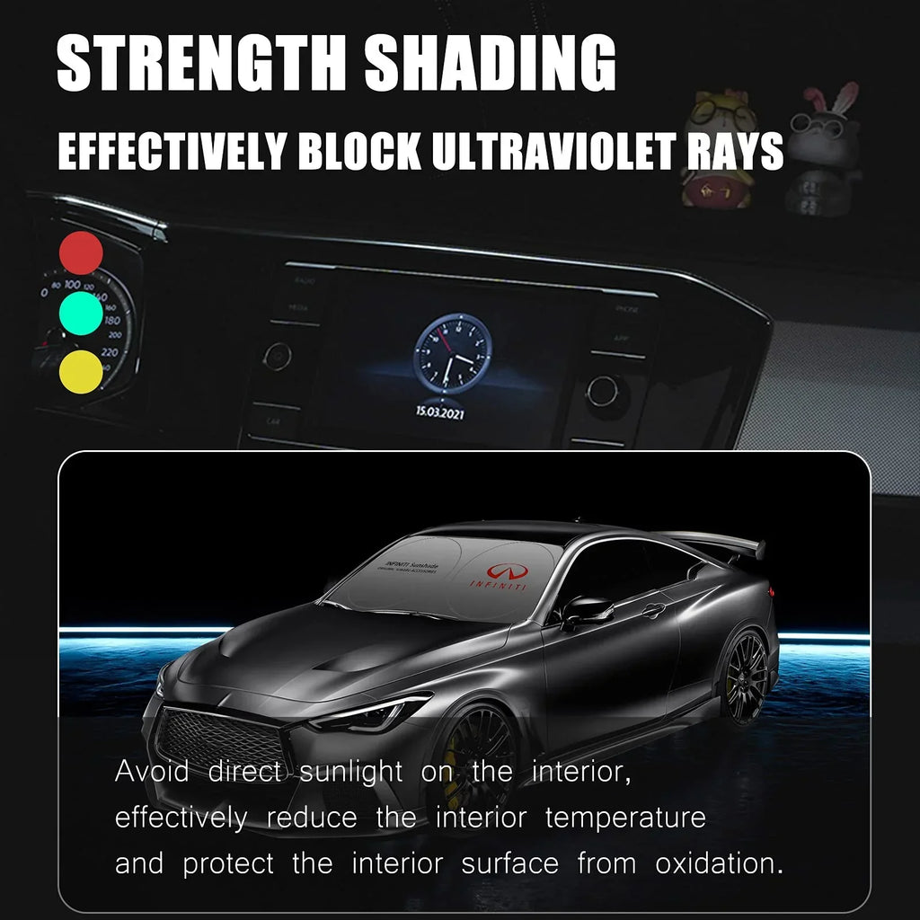 Сенник за кола, термощит за предно стъкло