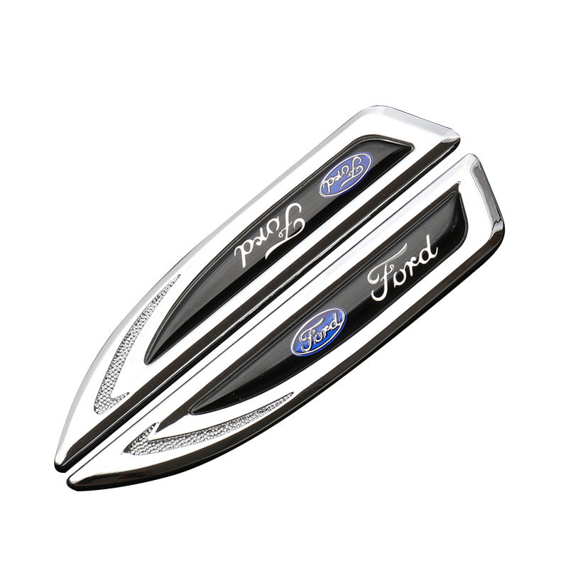 Универсална значка за кола с лого, персонализируем метален стикер за кола (2 бр.)