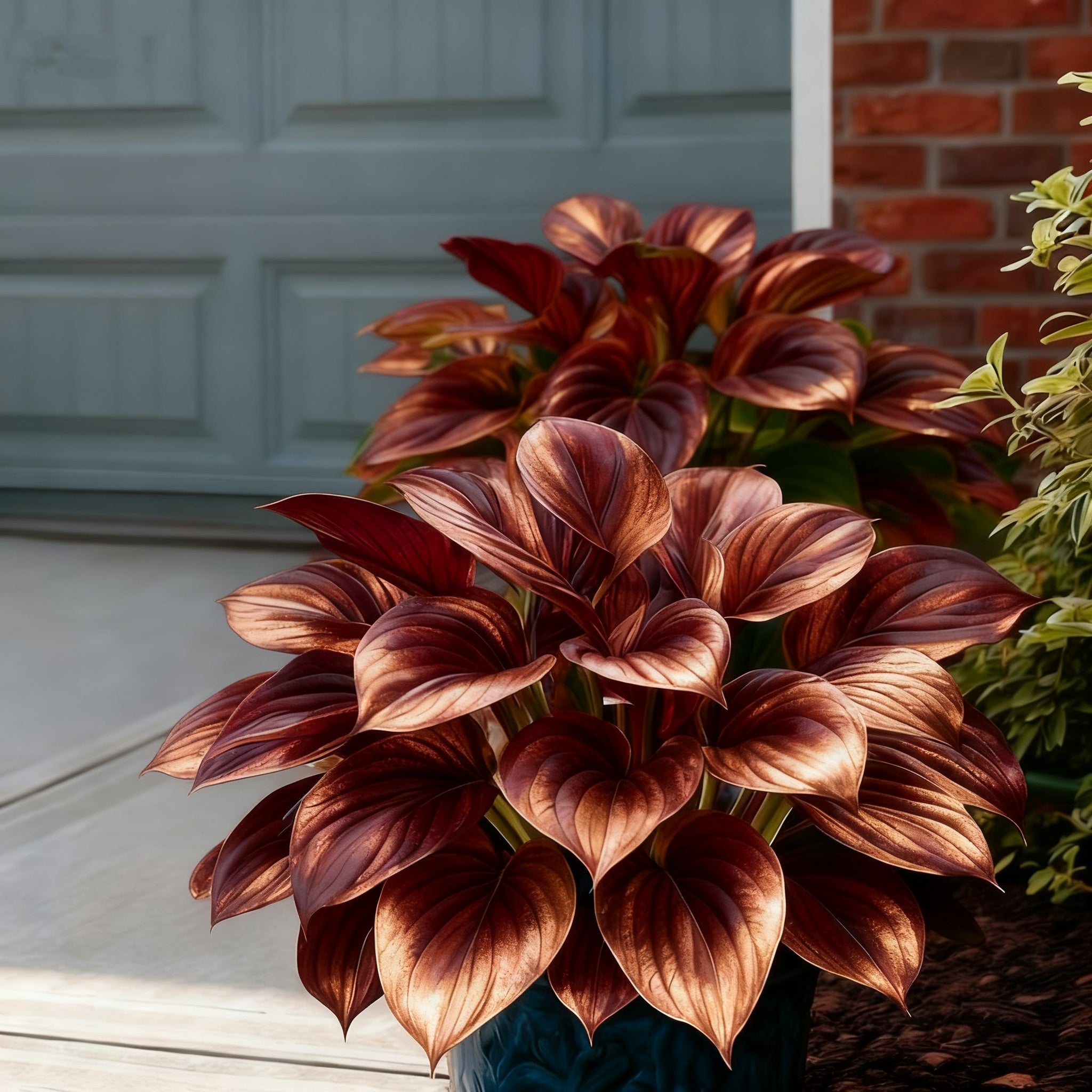 🌈🔥 Лимитирана серия хости с дъгови пламъци - рядка многоцветна листа, ексклузивно в нашия магазин 🌸