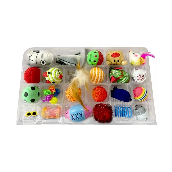 🏆Гореща разпродажба⚡Серия адвент календари за 2025 г. – Коледен комплект за обратно броене с котешки пера. Интерактивна играчка за любителите на котки, която ще ви помогне да се справите с 24 дни.