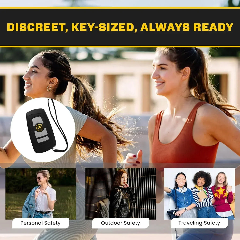 🔥 ⚡️ VOLTIC V77 3 в 1 електрошоков пистолет, фенерче и ключодържател за кола с аларма