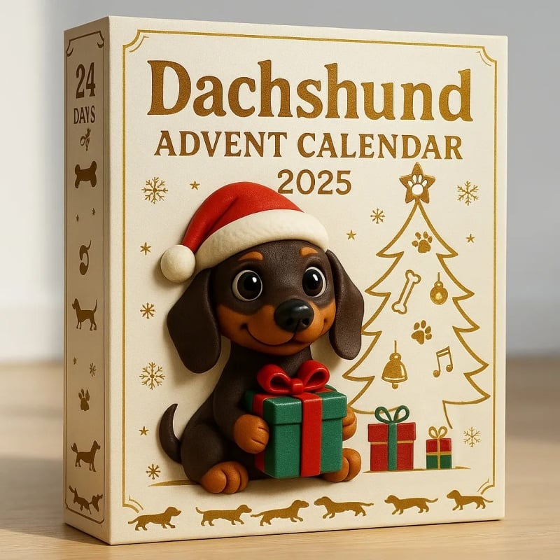 ✨Адвент календар за дакели 2025 — 24 дни виенска радост 🎄🐶
