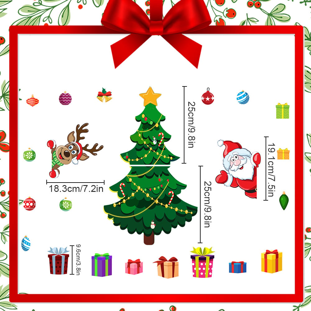 🎁🎅 Karácsonyi témájú mágneses matrica🎄