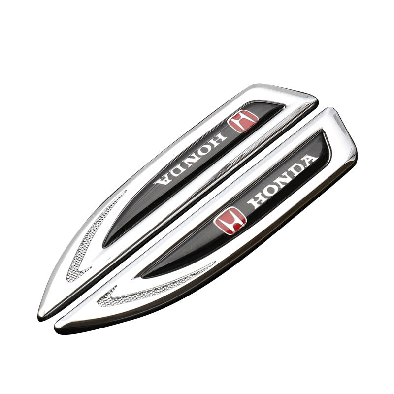 Универсална значка за кола с лого, персонализируем метален стикер за кола (2 бр.)