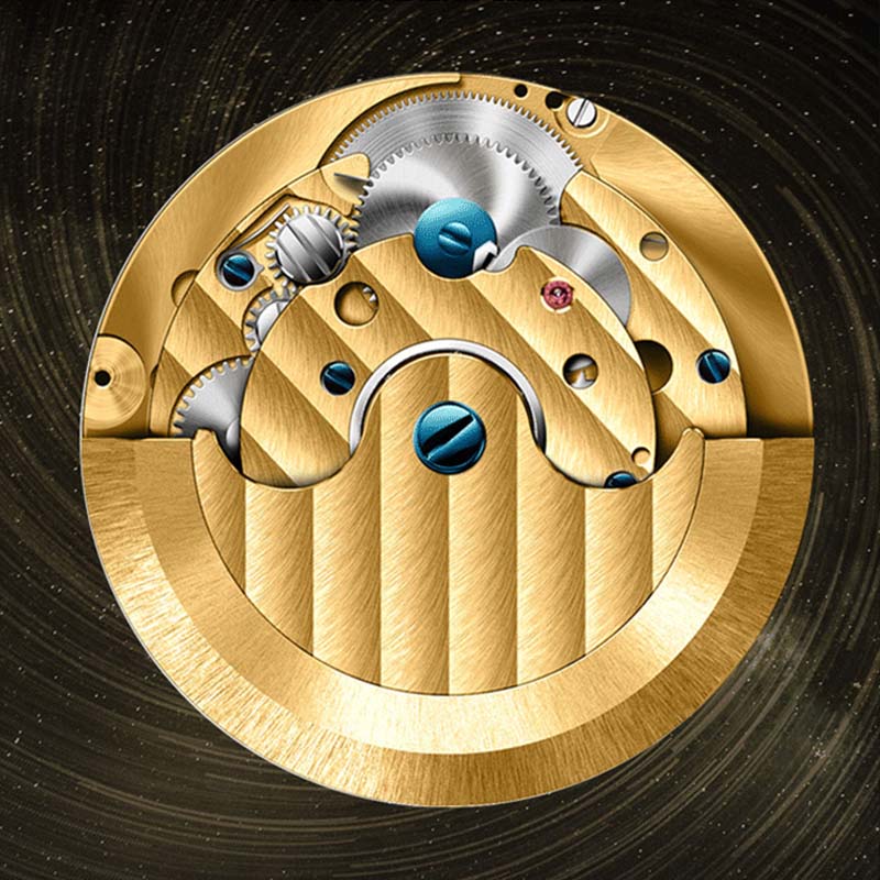 💎Моден квадратен дамски часовник от розово злато с диаманти