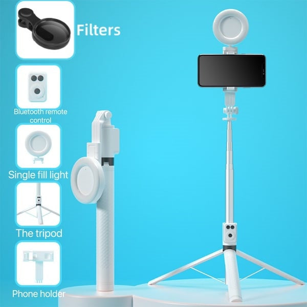 📢📢 50% ОТСТЪПКА!! ⏰ 🔥 Нов 6-в-1 Bluetooth селфи стик