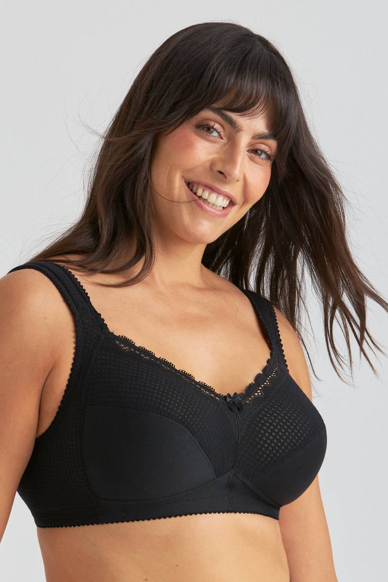 💖Комплект от 3 Triumph® ✨Удобен памучен сутиен на точки