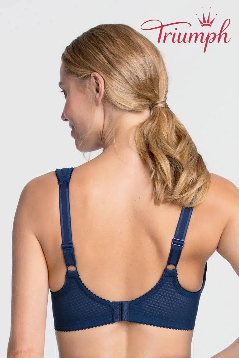 💖Комплект от 3 Triumph® ✨Удобен памучен сутиен на точки