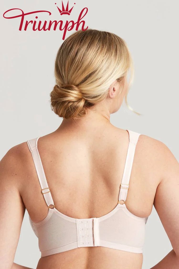Triumph - 3 бр. (75A-120H) 💝 - Романтичен двоен сутиен с бродерия