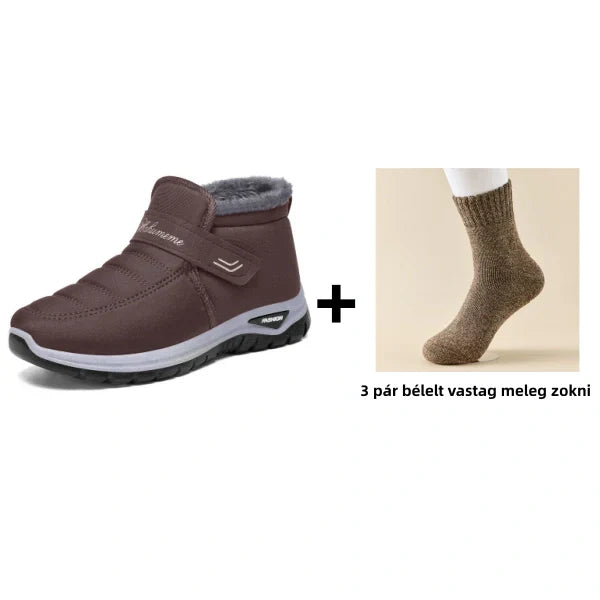 💫 Új termékek 50% OFF korlátozott ideig 🔥 Unisex, gyapjúval bélelt téli hócsizmák