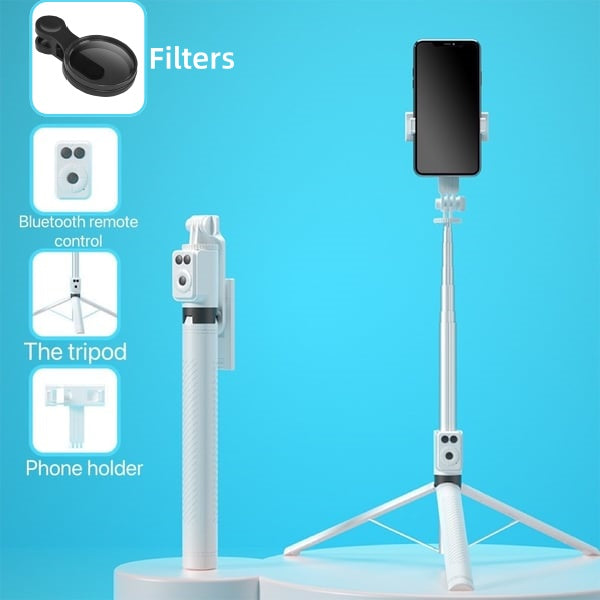 📢📢 50% ОТСТЪПКА!! ⏰ 🔥 Нов 6-в-1 Bluetooth селфи стик